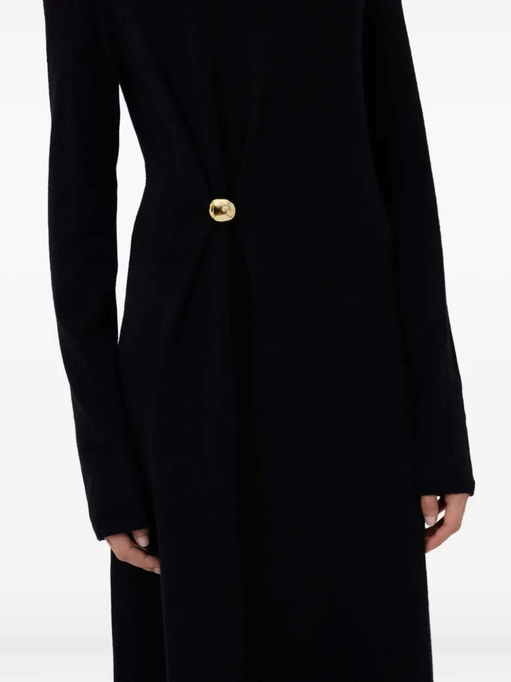 LouLou de Saison Lucero maxi-jurk Zwart