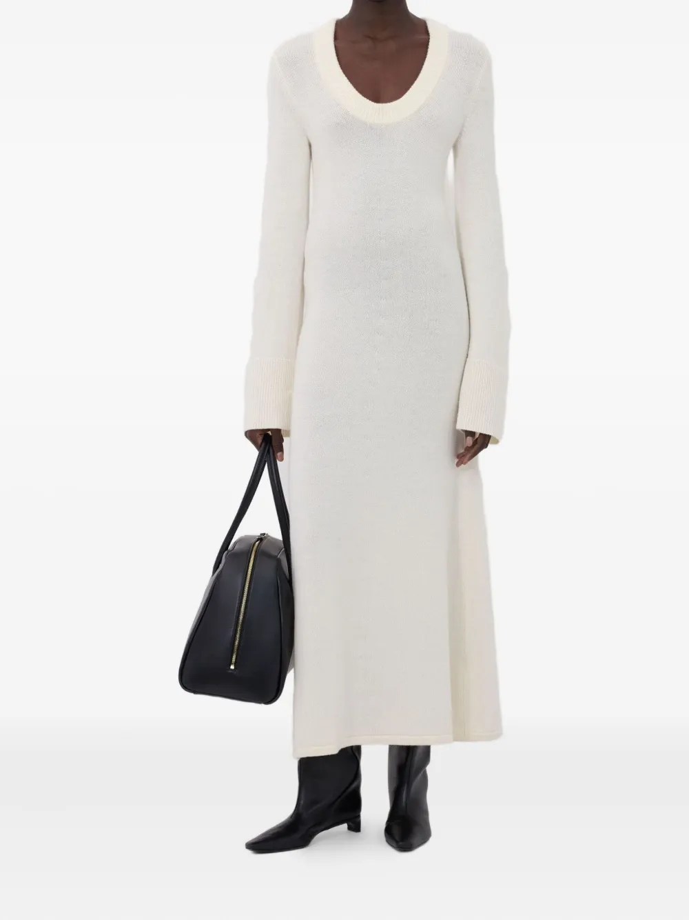 LouLou de Saison Ari midi dress - Beige