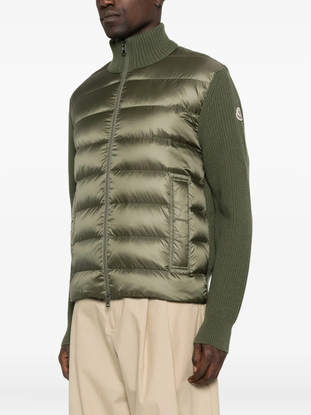 Moncler Gewatteerd vest Groen