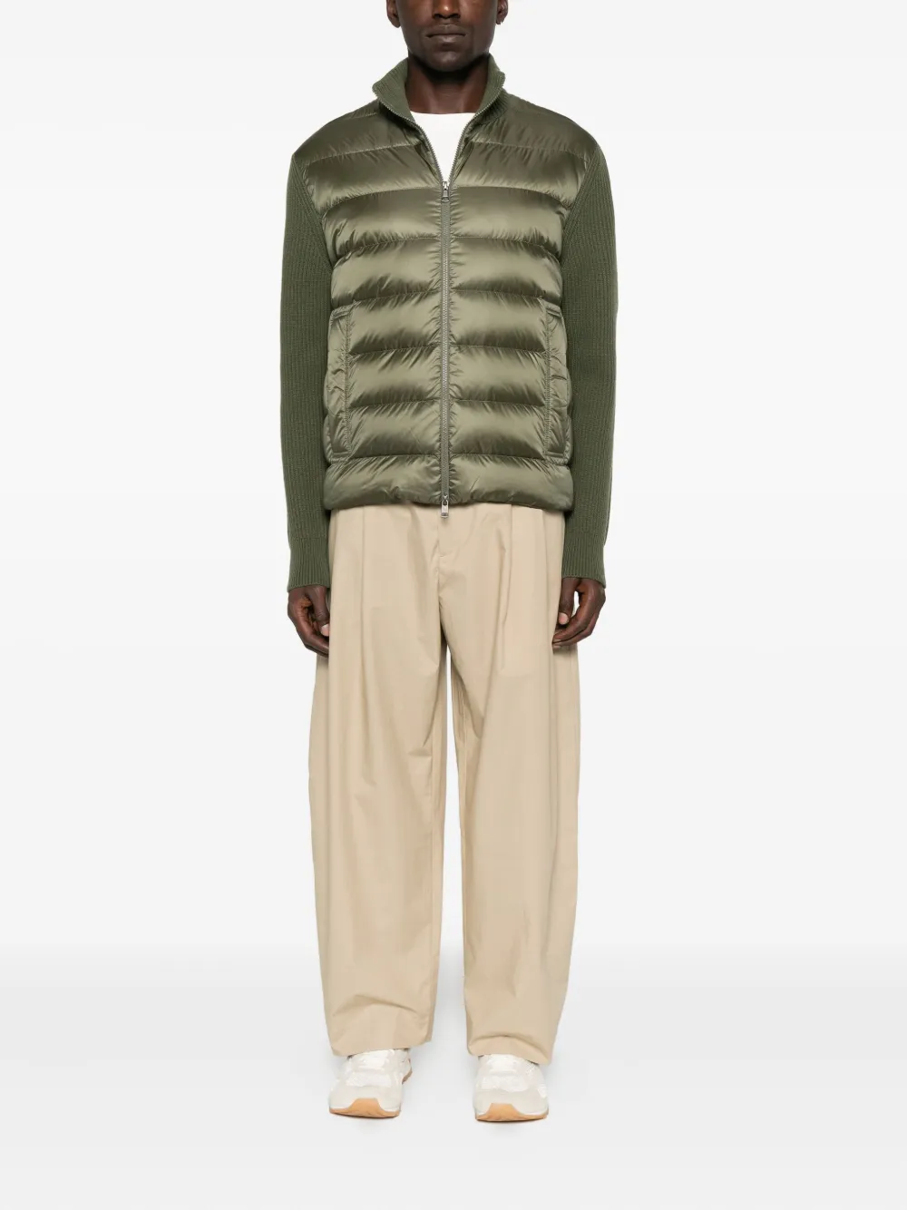 Moncler Gewatteerd vest Groen