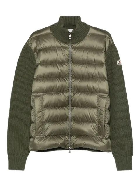 Moncler padded zip-up cardigan