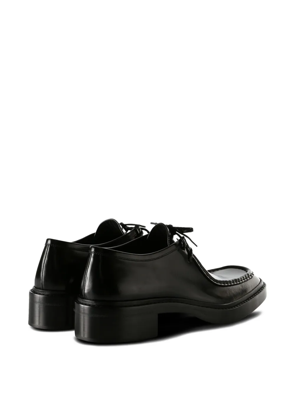 Saint Laurent lace-up leather derby shoes Black