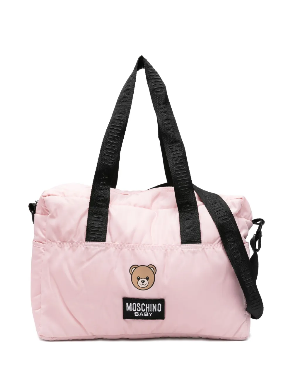 Moschino Kids Luiertas met teddybeerprint Roze