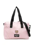 Moschino Kids Teddy Bear-print changing bag - Pink