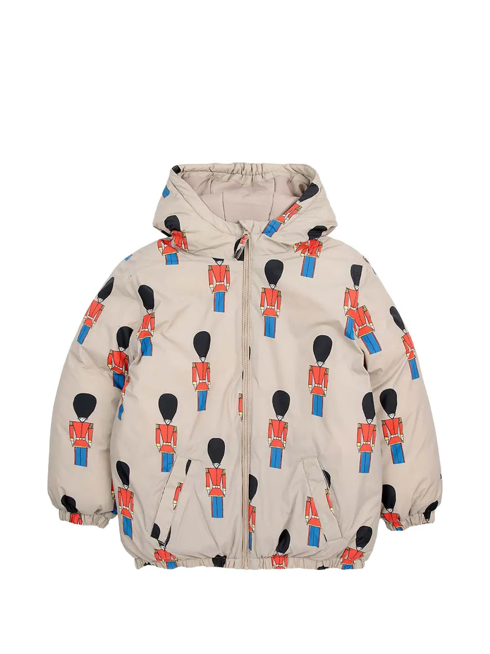 Bobo Choses hooded patterned jacket - Toni neutri