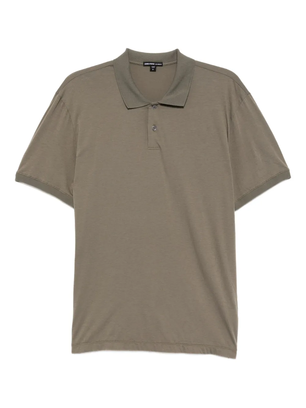 James Perse Luxe Lotus polo shirt | Green | Image 1