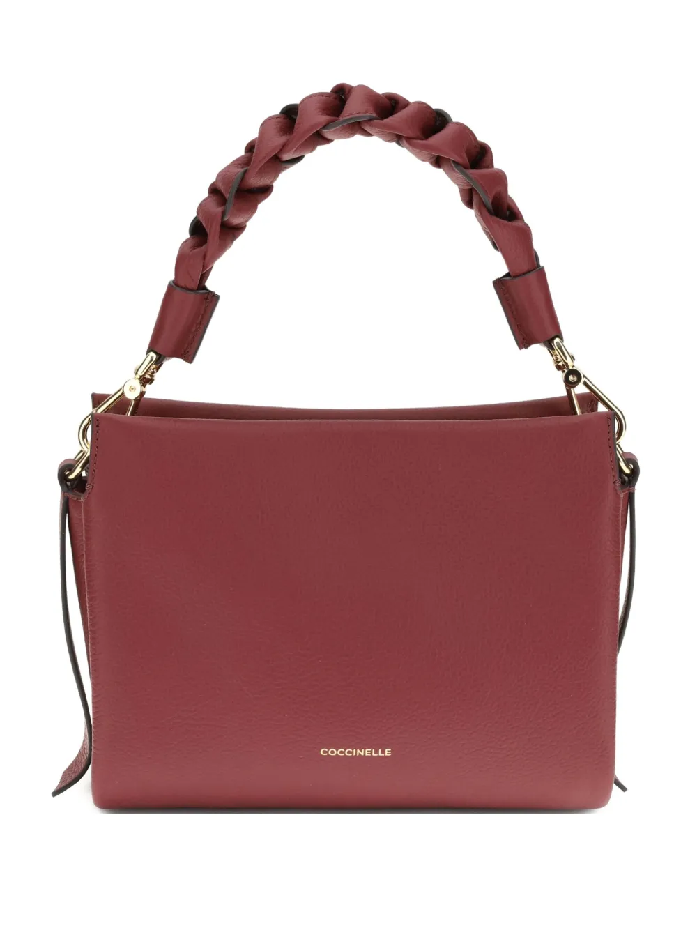 Coccinelle small Boheme leather tote bag Rood