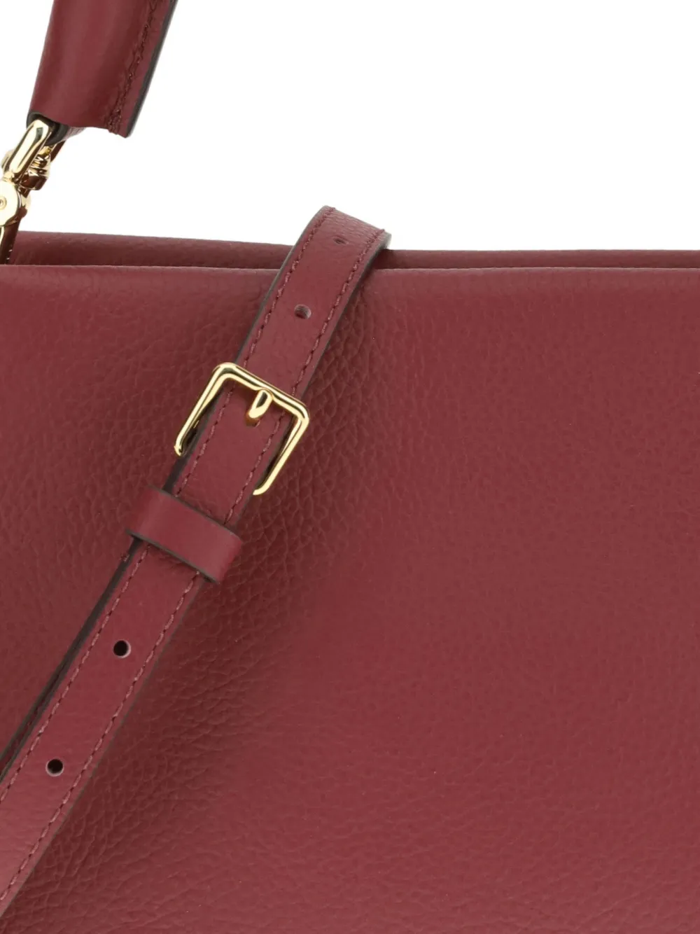 Coccinelle small Boheme leather tote bag Rood