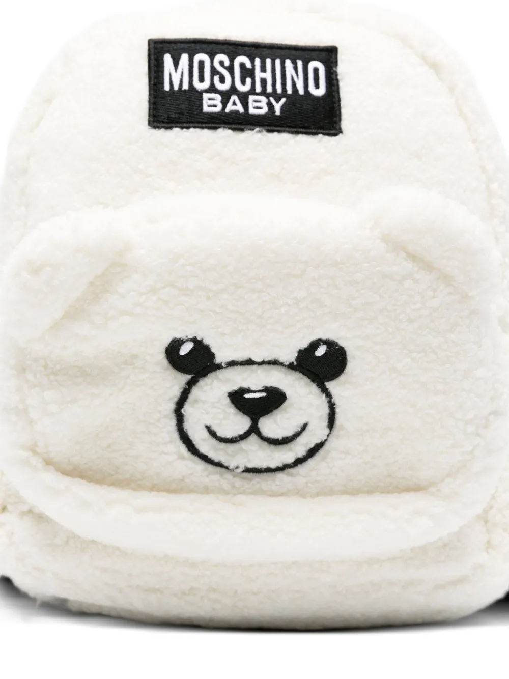 Teddy Bear-Embroidered Backpack