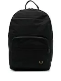 Fred Perry logo-patch backpack - Black