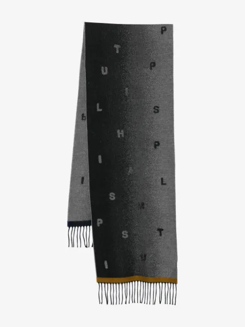 Paul Smith ombre-effect scarf