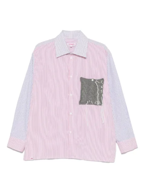 Charles Jeffrey Loverboy striped long-sleeve shirt