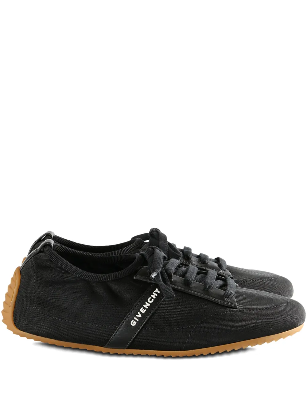 Givenchy Lace-up Nylon Trainers In Black
