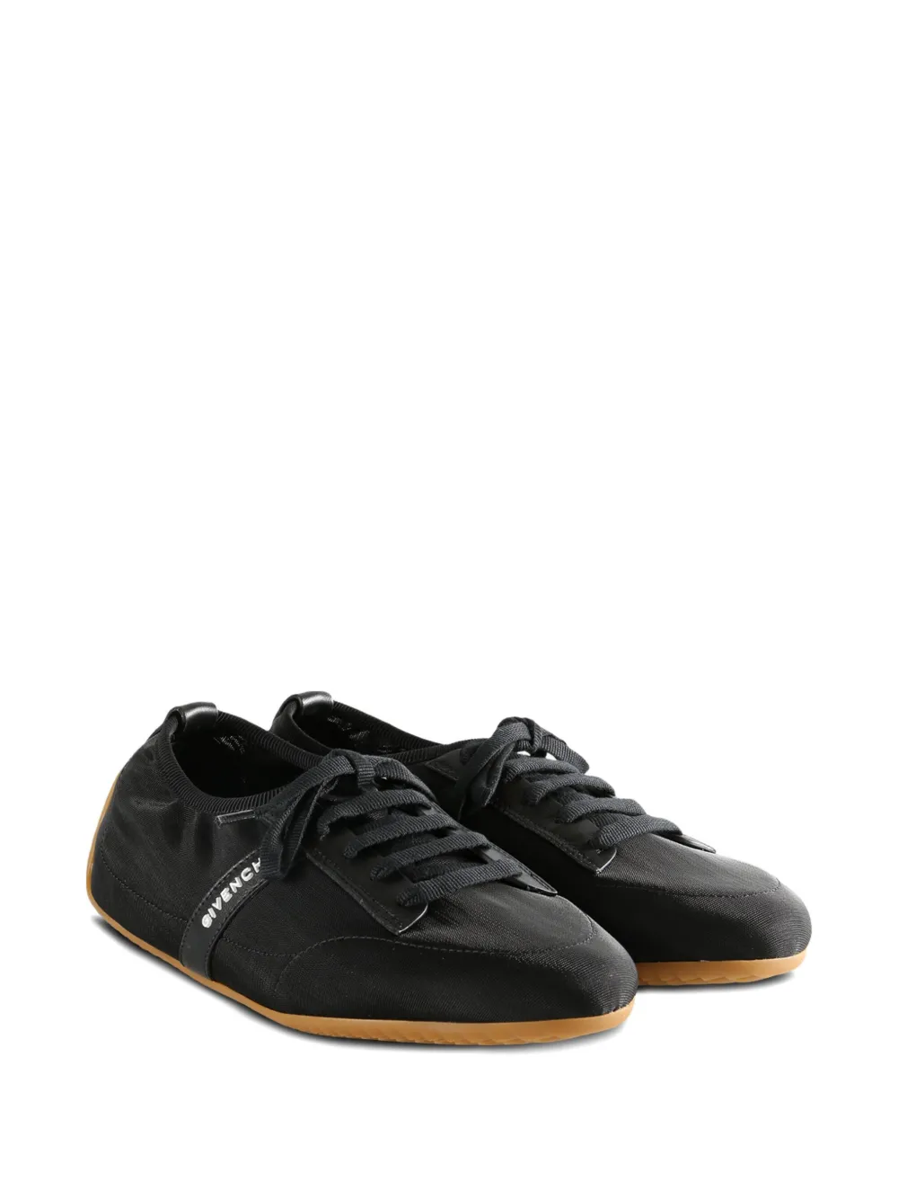 Givenchy lace-up nylon trainers Black