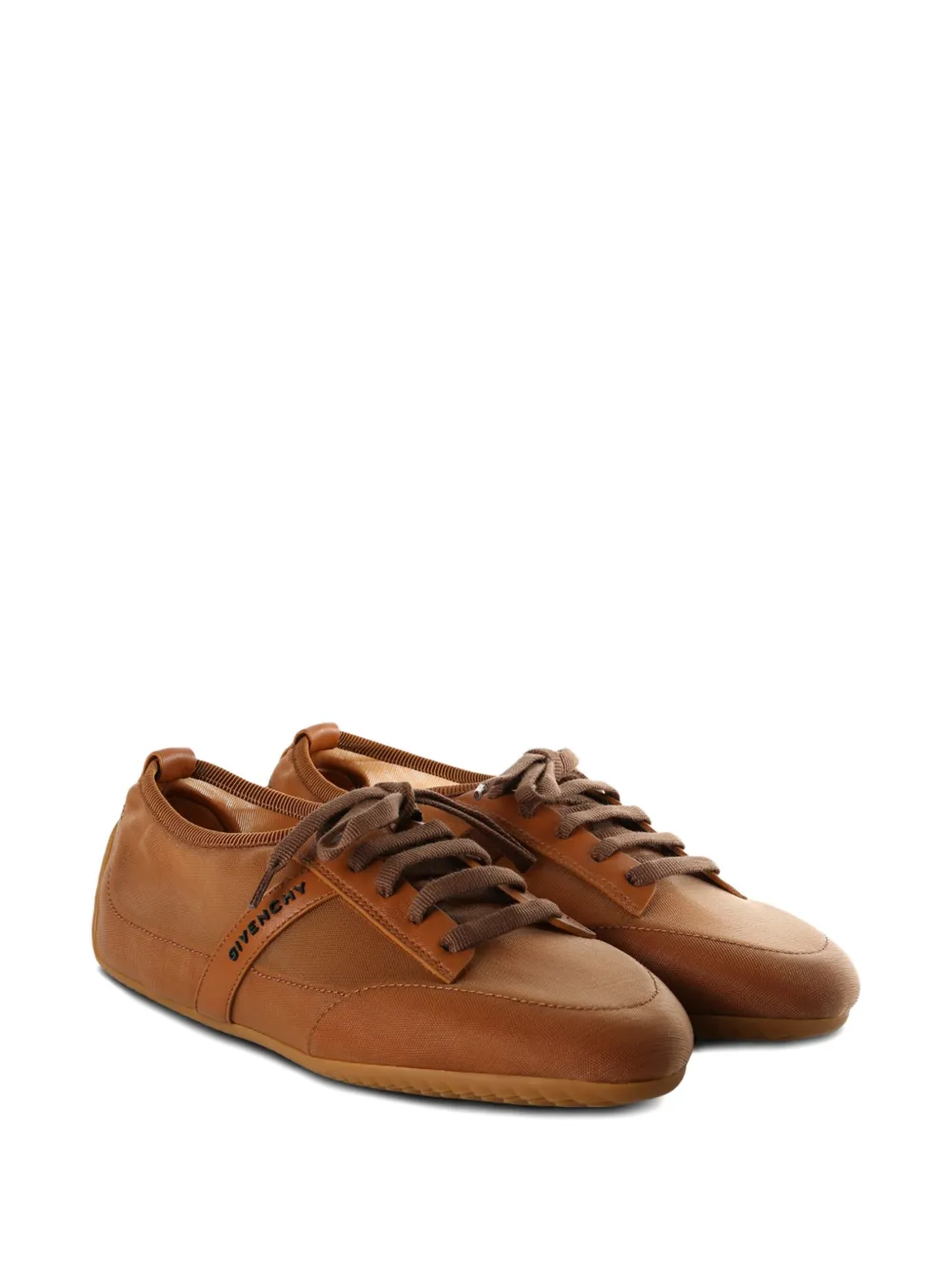 Givenchy lace-up panelled trainers - Bruin