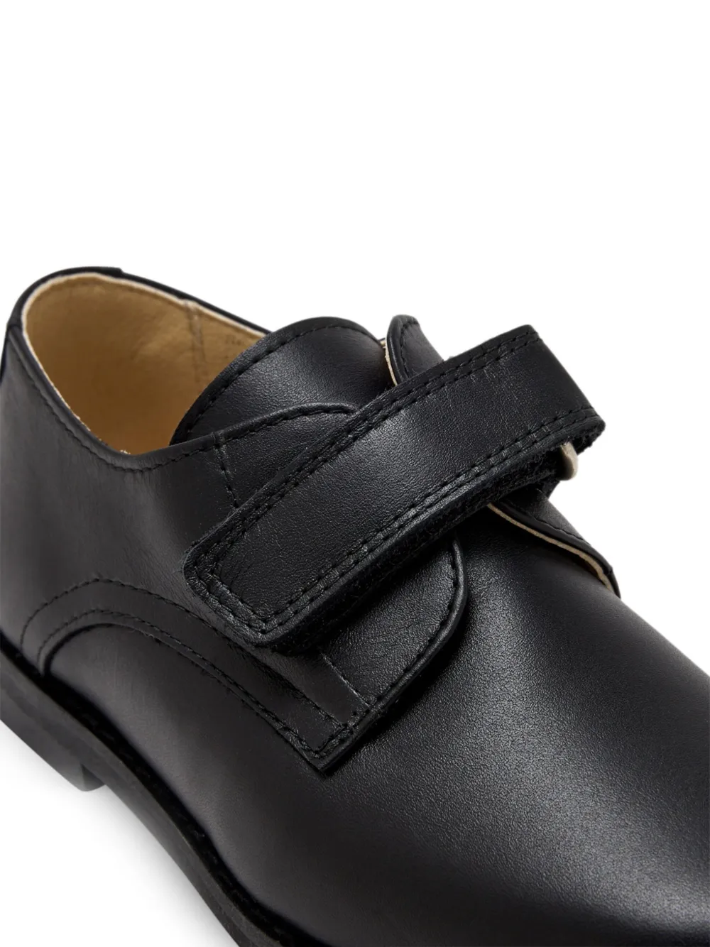 ANDANINES leather strap loafers Black