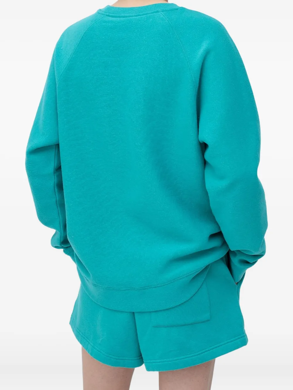 Sporty & Rich Sweater met raglan mouwen Groen