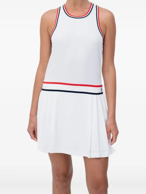 Sporty & Rich SRC Phoebe pleated racerback dress