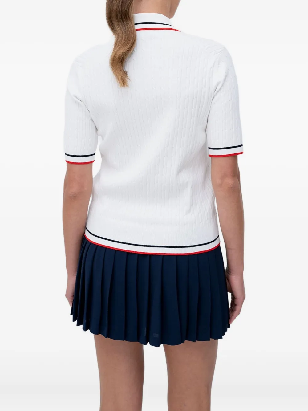 Sporty & Rich Kabelgebreide polotop - WHRUBY