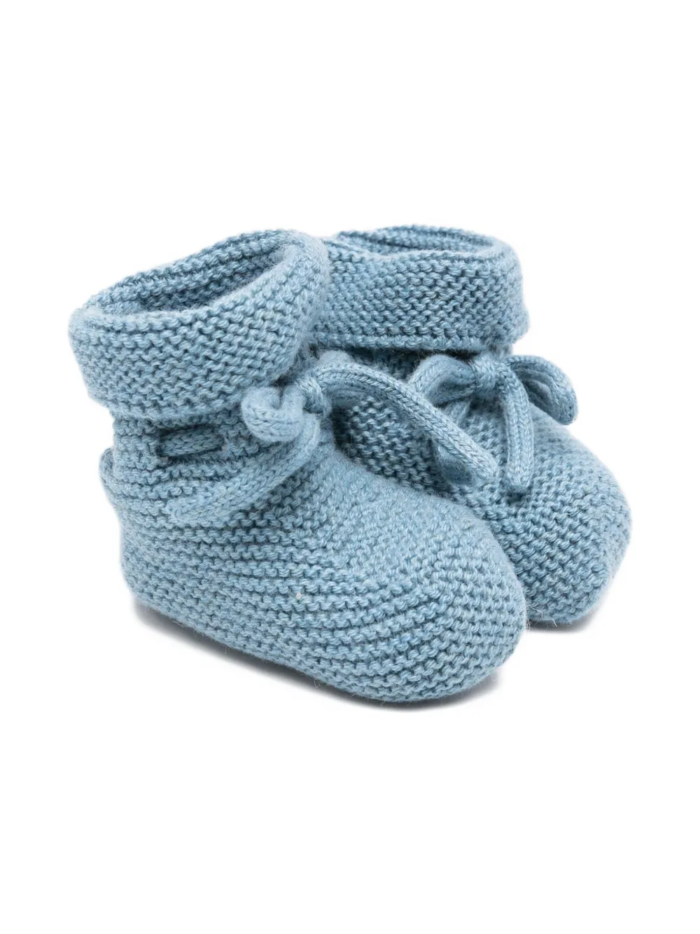 Paz Rodriguez knitted lace-up booties Blue