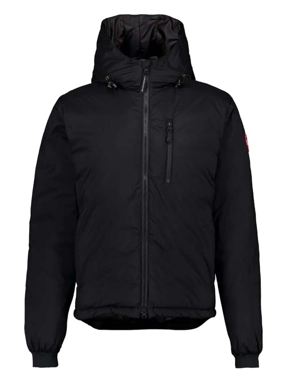 Canada Goose Lodge jack met capuchon en rits Zwart