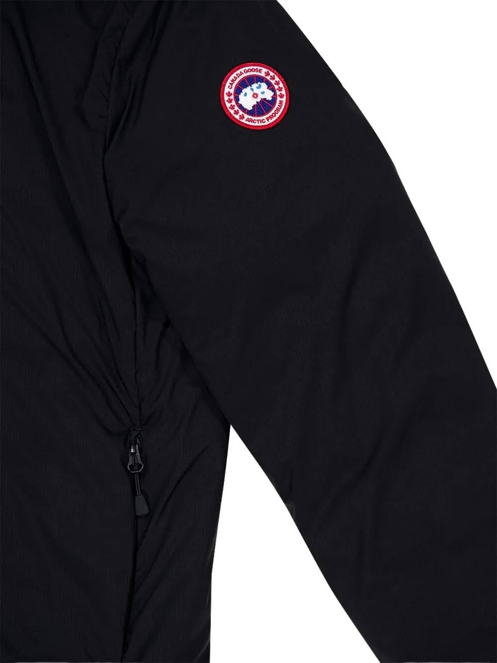 Canada Goose Lodge jack met capuchon en rits Zwart