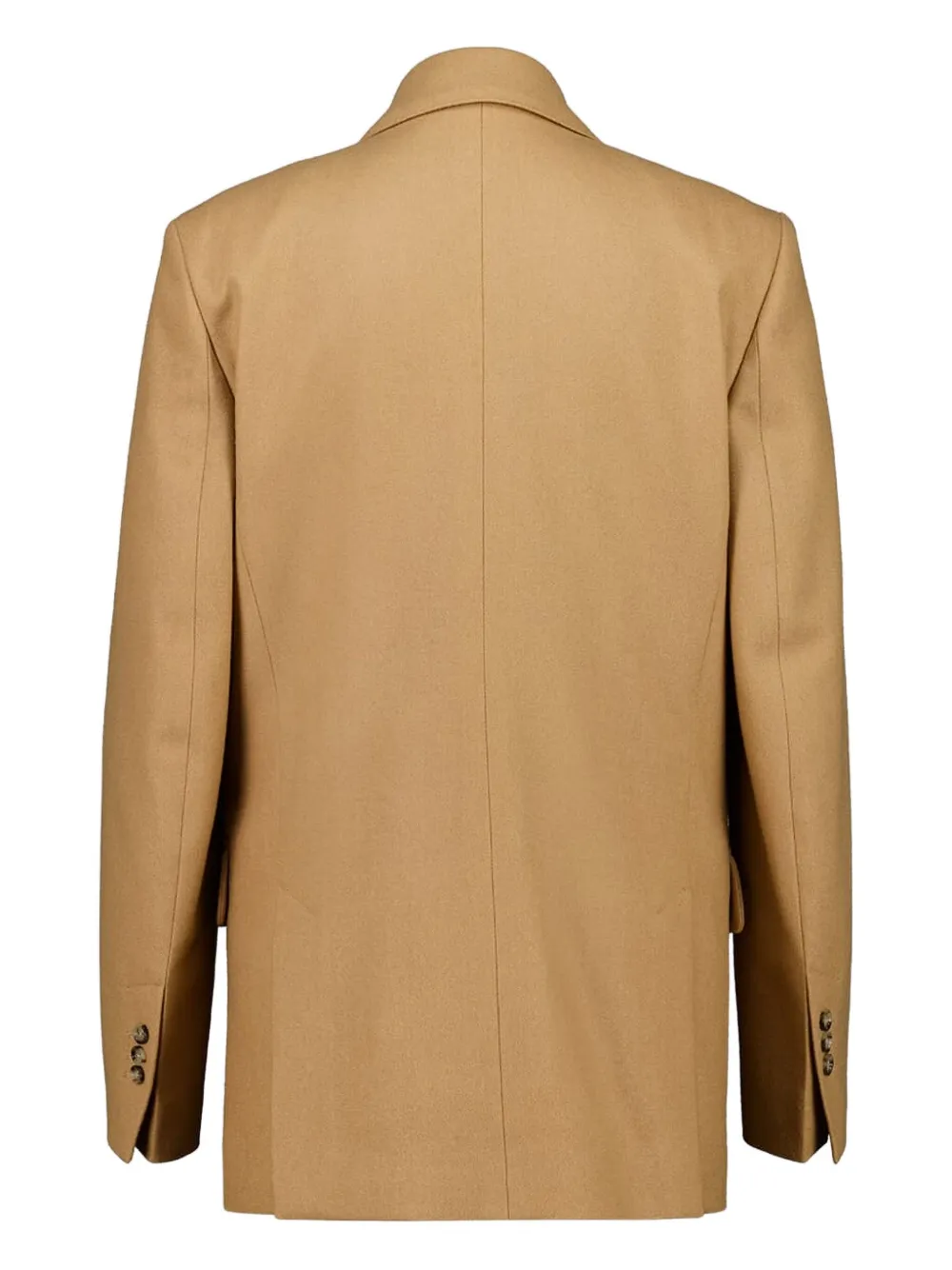 Ami Alexandre Mattiussi Double-breasted Wool Blazer In Brown