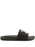 Off-White arrow-print slip-on sliders - Black