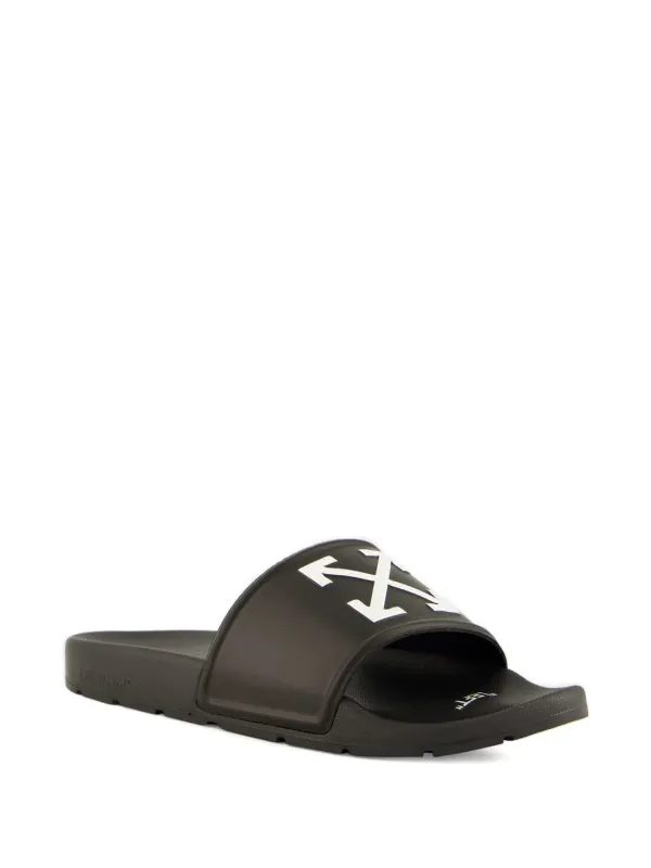 【OFF WHITE】<VINILO>バックル サンダル Off-White ロゴ サンダル | ブラック | FARFETCH JP