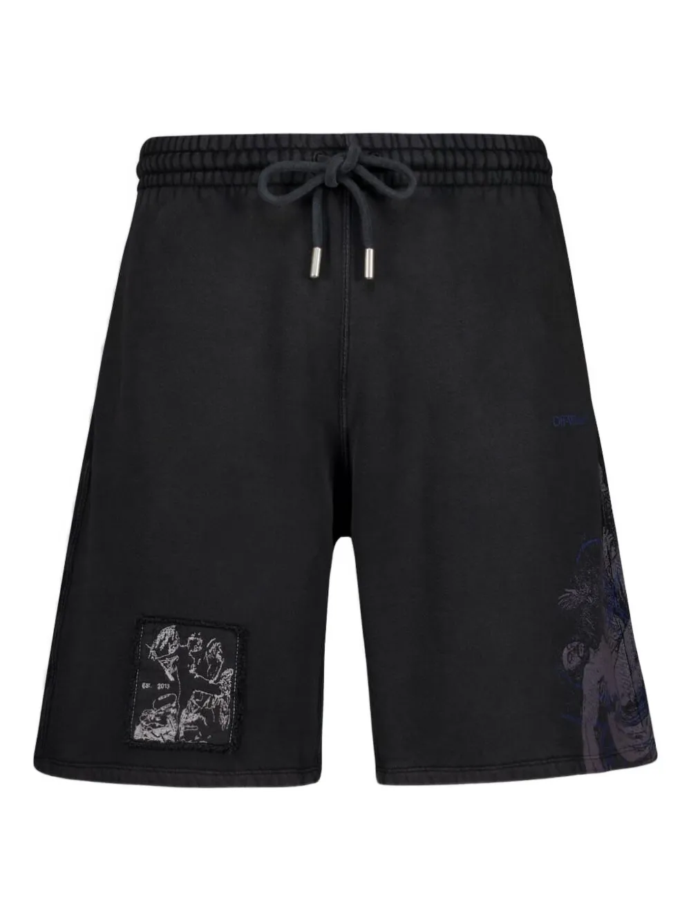 Off-White shorts deportivos bordados | negro | Image 1