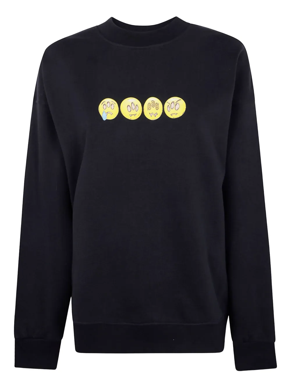 BARROW emoticon-print sweatshirt | Black | Image 1