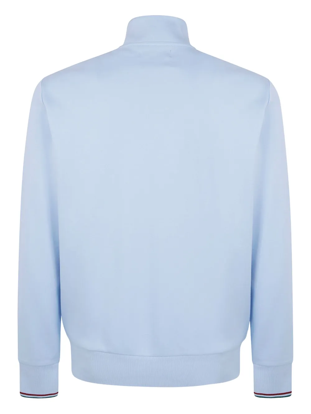 Fred Perry motif-embroidered zip-up sweatshirt - Blauw