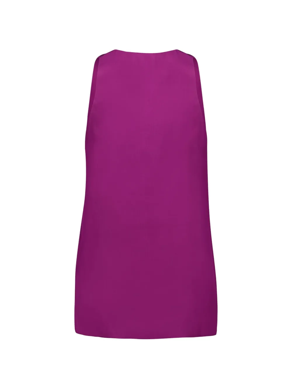  Paula V-neck Silk Tank Top - Purple 