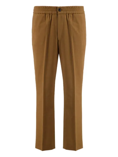 AMI Paris elasticated-waist wool trousers