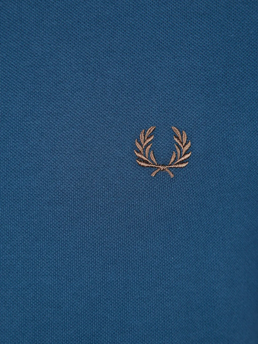 Fred Perry Laurel Wreath-embroidered Polo Shirt In Blue