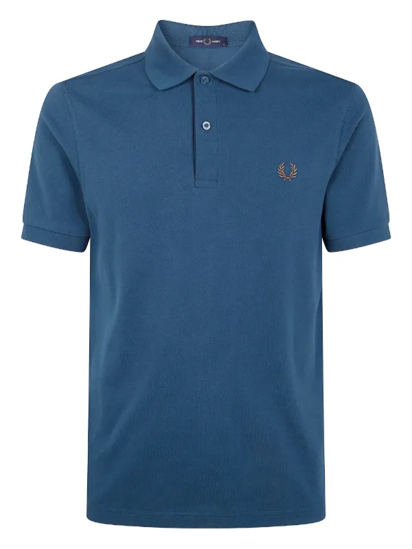 Fred Perry Polo à Broderie Couronne De Laurier Bleu FARFETCH TN