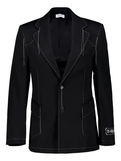 Off-White Stitch single-breasted blazer