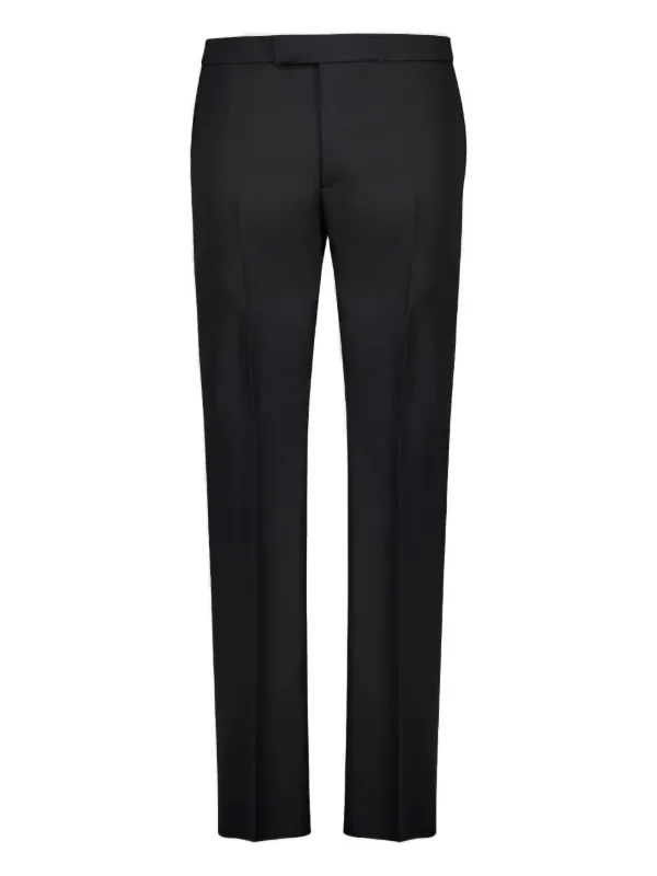 Alexander McQueen Tailored Barathea Trousers in Black