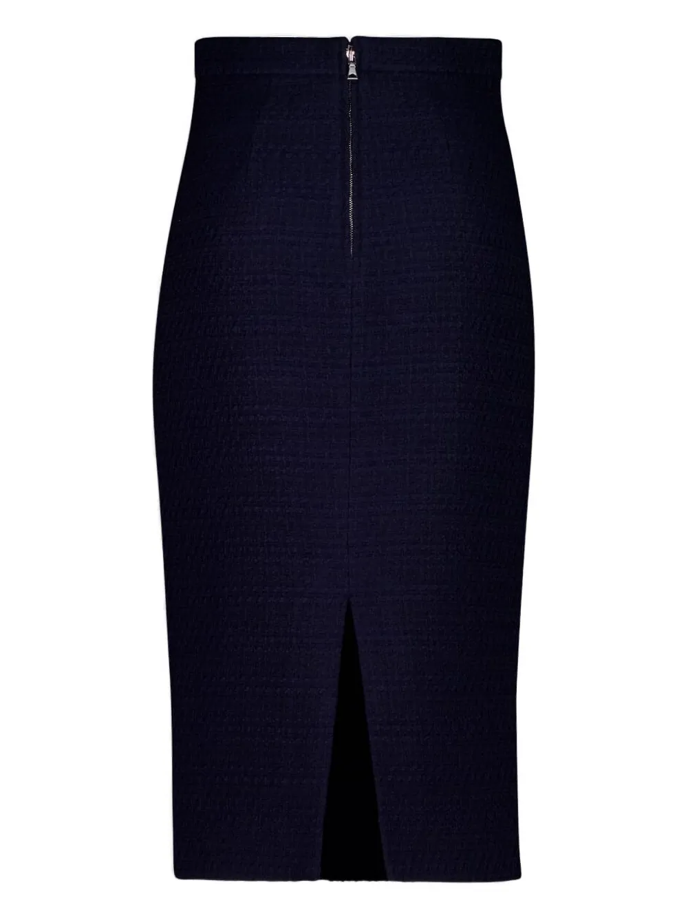 Roland Mouret Boucle midi skirt - Blauw
