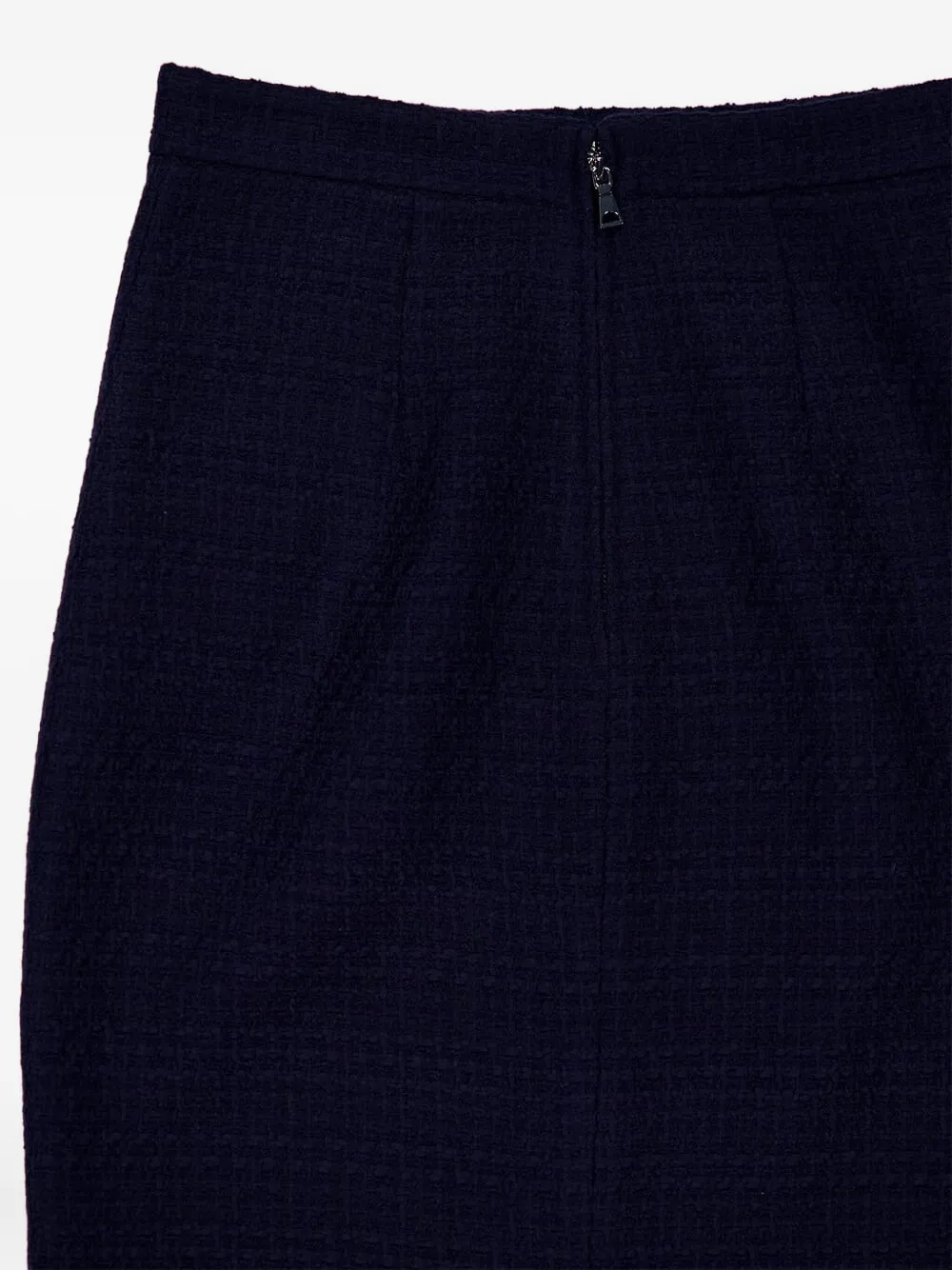 Roland Mouret Boucle Midi Skirt In Blue