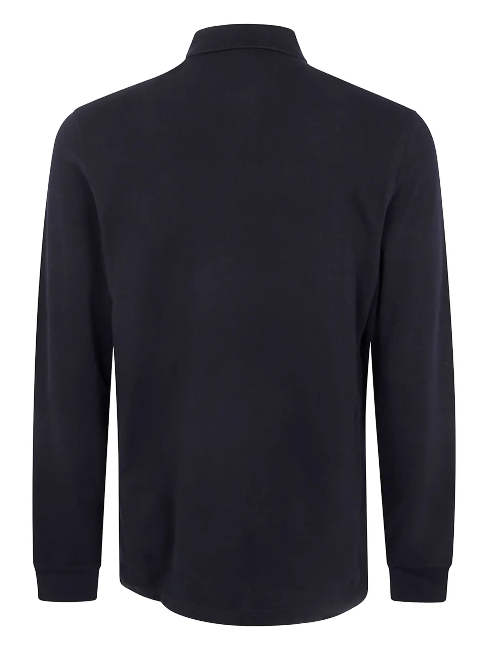 Fred Perry embroidered long-sleeve polo shirt - Zwart