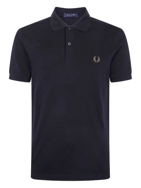 Fred Perry laurel-embroidered polo shirt