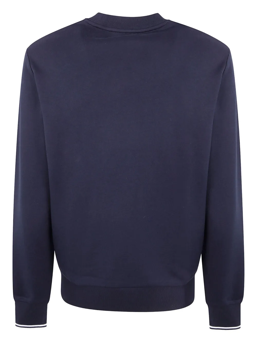 Fred Perry laurel-embroidered cotton sweatshirt - Blauw