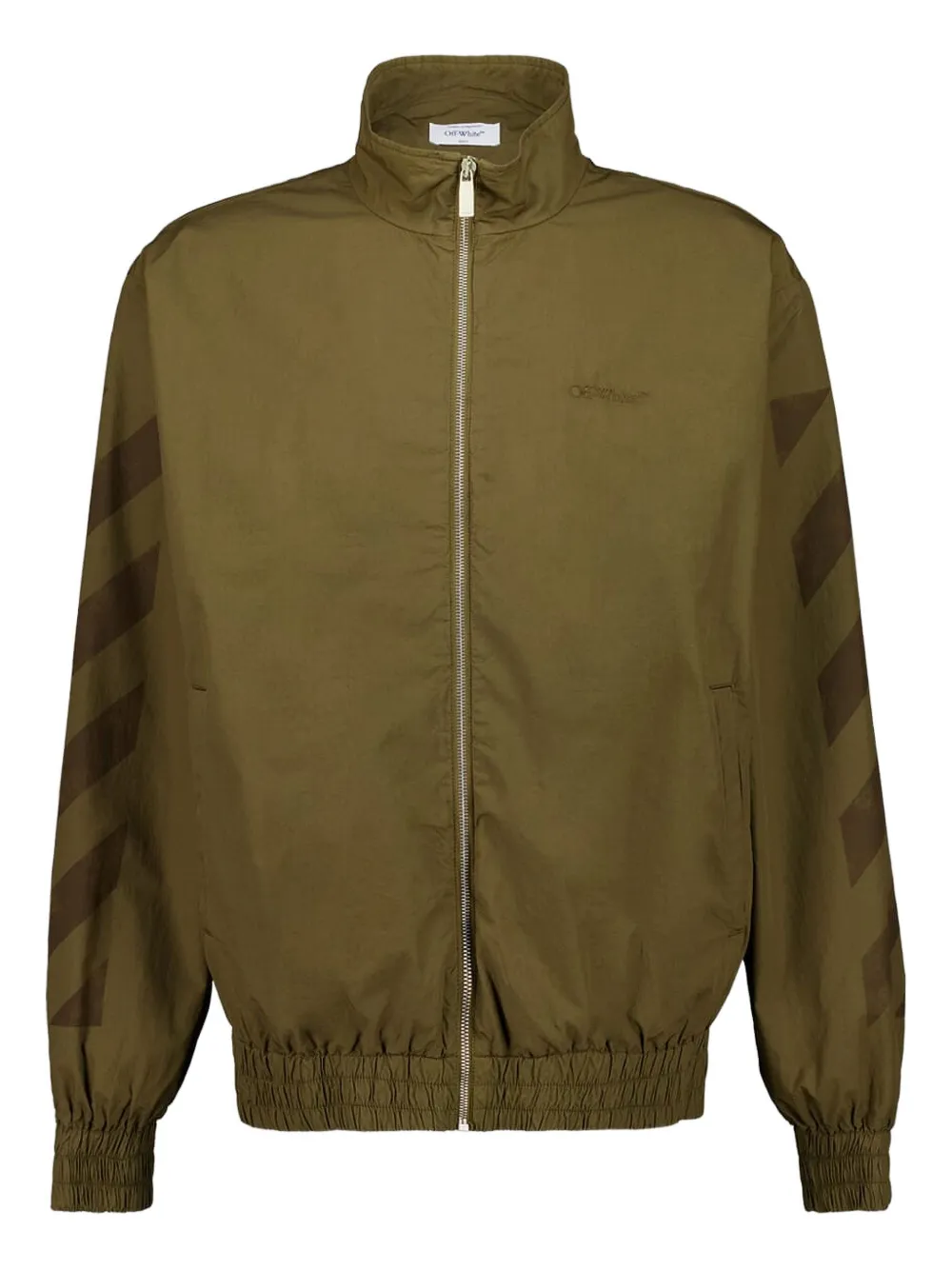 Off-White Diag-stripe jacket | Green | Image 1