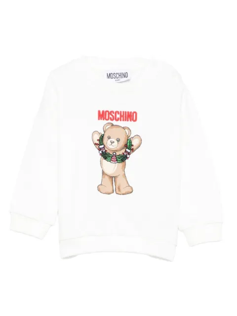 Moschino Kids Felpa con stampa