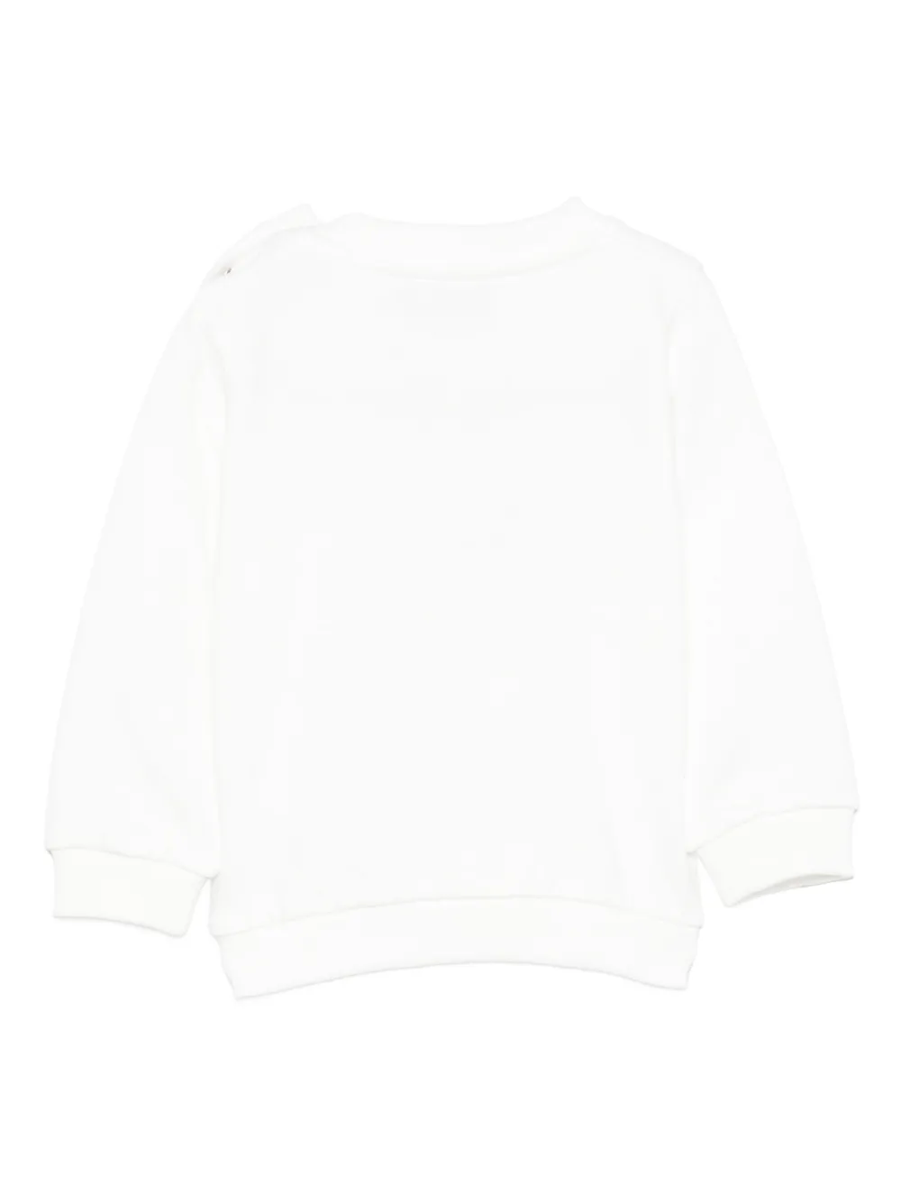 Moschino Kids Sweater met print Wit