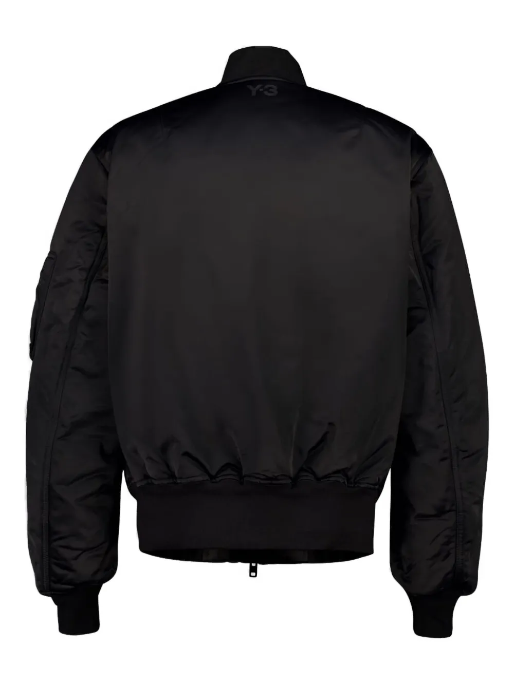 Y-3 Zipped-pocket Bomber Jacket In Black