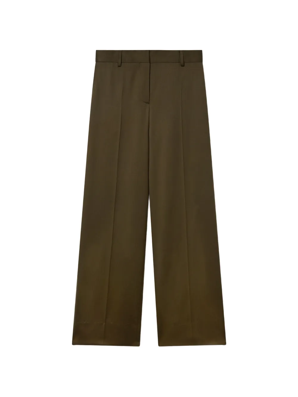 Stella McCartney Wollen plooibroek Groen