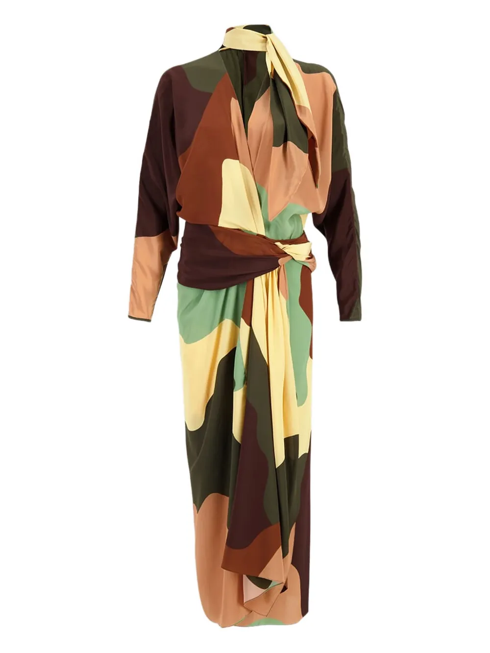 Johanna Ortiz Essence wikkeljurk Beige