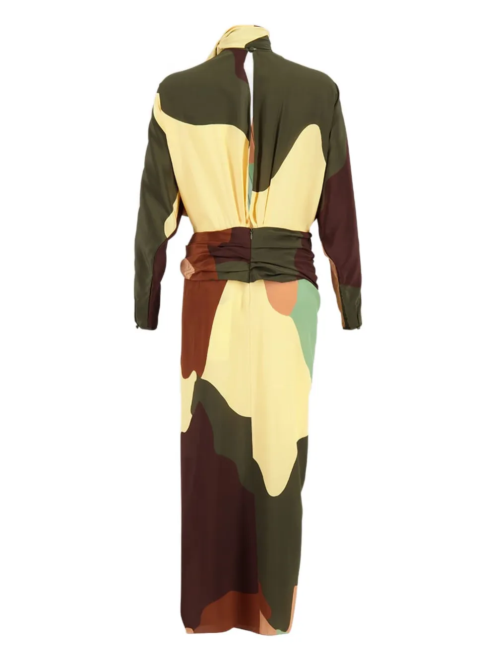 Johanna Ortiz Essence wrap dress - Beige